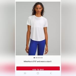 Lululemon High Neck Running and Training Shirt 8